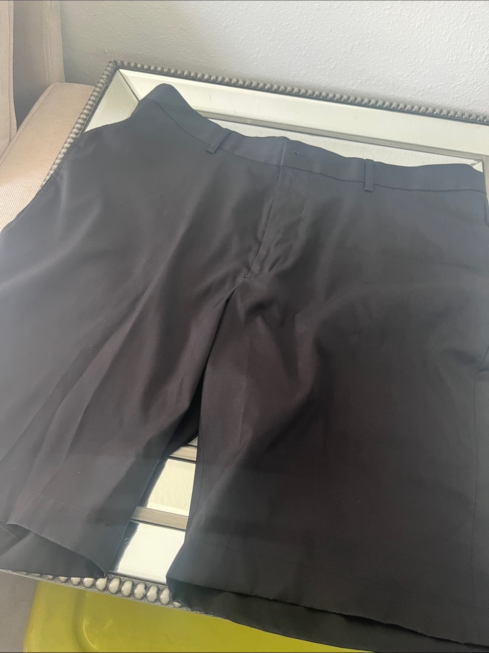 Slazenger Men's Black Flat-Front Golf Shorts